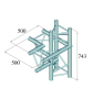 ALUTRUSS TRILOCK 6082AC-44 4-Weg-Stück \/ links