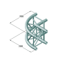 ALUTRUSS QUADLOCK S6082C-21R 2-Wege-Ecke 90°