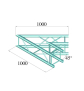 ALUTRUSS QUADLOCK 6082C-19 2-Wege-Ecke 45°