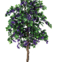 EUROPALMS Bougainvillea, lavendel, Kunstpflanze, 180cm - live 02