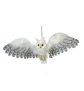 EUROPALMS Halloween Schnee-Eule, animiert, 80cm