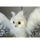 EUROPALMS Halloween Schnee-Eule, animiert, 80cm