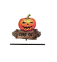 EUROPALMS Halloween Bodenstecker Kürbis  Zoll KEEP OUT Zoll , 50cm