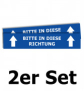 Bodenaufkleber 2er Set