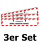 Bodenaufkleber 3er Set