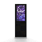 Digitale Infostele doppelseitig mit Samsung-Bildschirm - GIF 360 Grad mit Werbung 