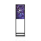 Digitale Infostele Sky mit Samsung-Bildschirm - GIF 360 Grad mit Werbung