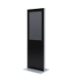 Digitale Infostele Slim mit Samsung-Bildschirm - Perspektivansicht 