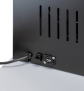 Digitale Infostele Slim mit Samsung-Bildschirm - Elektronische Verbindungen zur Inhaltsverwaltung
