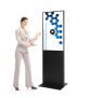 Digitale Infostele Smart Line mit Samsung Bildschirm - schwarz Live 01