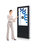 Digitale Outdoor Stele mit 55