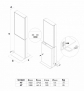 Digitale Smart Line Infostele doppelseitig mit Samsung-Bildschirm Schwarz - Technische Daten 