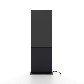 Digitale Spannstoff Stele mit 50 Zoll Samsung-Bildschirm - GIF 360 Grad ohne Werbung 