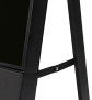 Digitaler Kundenstopper Smart Line mit 43 Zoll Samsung-Bildschirm Schwarz -  Gehäusemerkmale Vorderseite