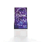 Digitaler Kundenstopper Smart Line mit 43 Zoll Samsung-Bildschirm Weiß - GIF 360 Grad mit Werbung 