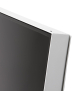 Digitaler Kundenstopper Smart Line mit 43 Zoll Samsung-Bildschirm Weiß -  Rahmendetails 