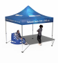 Faltzelt Basic 300 x 300 cm - Seitlich Faltzelt Basic 300 x 300 cm - Seitlich