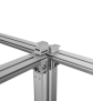 Kabine Multi-Frame Smart Höhe 200cm - 180 Grad Verbinder