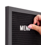 Letterboard Schwarz - Anbringung