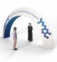 Messewand Textil Evolution Gate A - Live 02