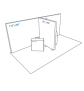 PIXLIP GO Kopf Messestand 6 x 4m - Skizze