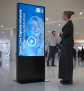 Digitale Infostele Smart Line mit Samsung Bildschirm - schwarz 55" Live 01