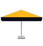 Sonnenschirm Quadratisch mit Druck