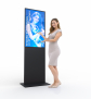 StreamLine Digitale Infostele mit 43" Samsung-Bildschirm Schwarz - Live 01