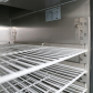 Edelstahltiefkühlschrank, Inhalt 733 Liter, Backnorm, 10Paar Schienen, ohne Trageroste