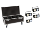 EUROLITE 4x Audience Blinder 2x100W LED COB CW/WW + Case EUROLITE 4x Audience Blinder 2x100W LED COB CW/WW + Case