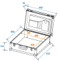 ROADINGER Universal-Koffer-Case BU-1, schwarz