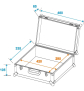 ROADINGER Universal-Koffer-Case FOAM sil
