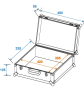 ROADINGER Universal-Koffer-Case FOAM, rot