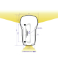 EUROLITE LED Neon Flex 230V Slim kaltweiß 100cm - live 02