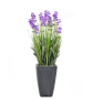 EUROPALMS Lavendel, Kunstpflanze, lila, im Dekotopf, 45cm