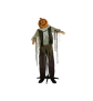 EUROPALMS Halloween Figur Kürbismann, animiert, 170cm