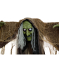 EUROPALMS Halloween Figur Hexe buckelig, animiert, 145cm