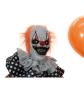 EUROPALMS Halloween Figur Clown mit Luftballon, animiert, 166cm