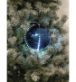 EUROPALMS LED Snowball 15cm, dunkelblau