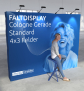 Faltdisplay Cologne STANDARD gerade - 4 x 3 Felder Live 01