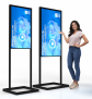 Digitale Infostele Sky mit Samsung-Bildschirm - Vergleich 43" und 55"