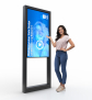 Digitale Outdoor Stele Design mit 55" Samsung-Bildschirm - Live 01