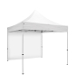 Faltzelt Basic Zeltseitenwand weiß beidseitig 300 x 300 cm
