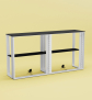 LEDUP Counter One Corner Set Lorena - Verbindungselement Aufgebaut