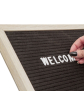 Letterboard Hellbraun - Anbringung