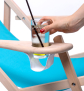 Liegestuhl Relax Comfort - Getränkehalterung