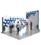 Modularer Messestand POP-UP MODULAR L118 - Abmessungen