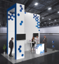 Modularer Messestand Pop-Up MODULAR W124 - Messehalle