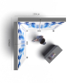 PIXLIP GO Eck Messestand 2 x 2m - Draufsicht PIXLIP GO Eck Messestand 2 x 2m - Draufsicht
