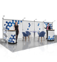 Roll-Up Messestand - ROLL-UP MODULAR W6 - Gesamtansicht